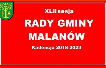 XLII sesja Rady Gminy